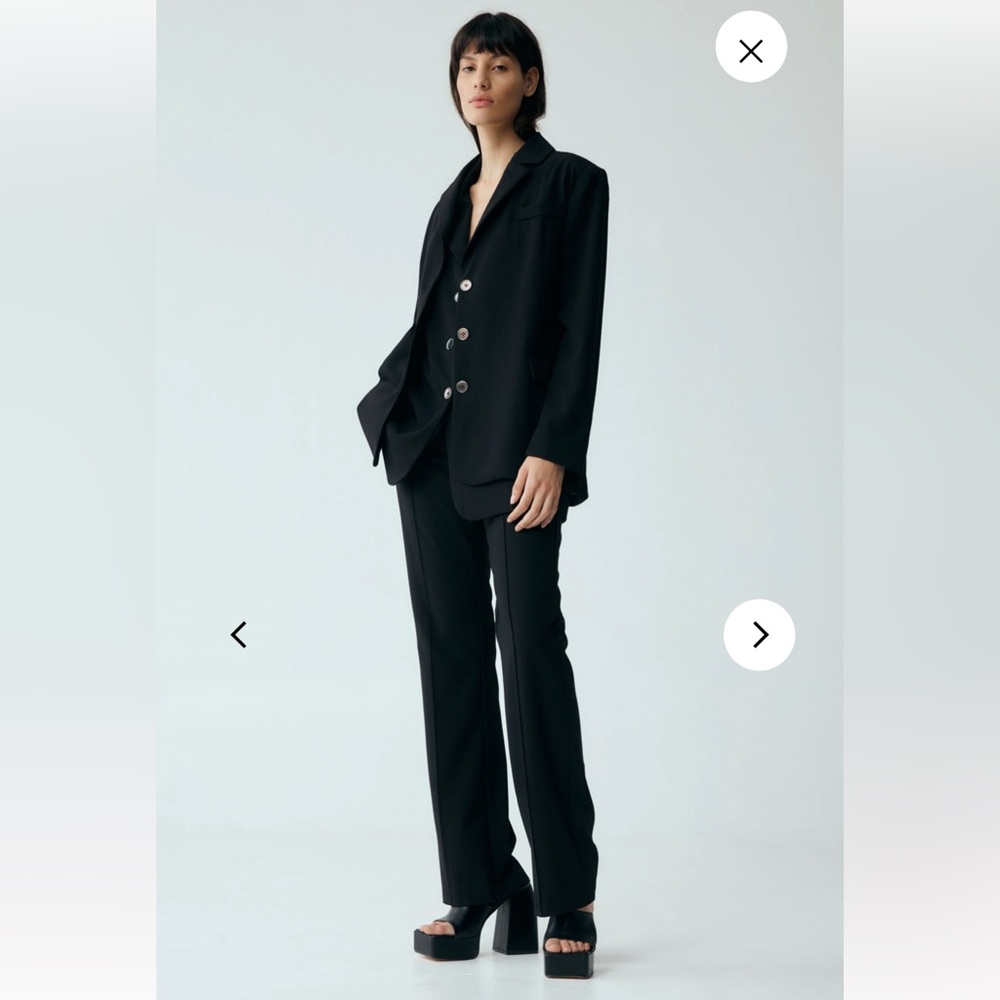 THIRD FORM RESET TAILORED BLAZER AND TROUSER SET IN BLACK
